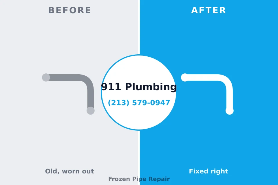 Before and after: plumbing company Manchester, MI